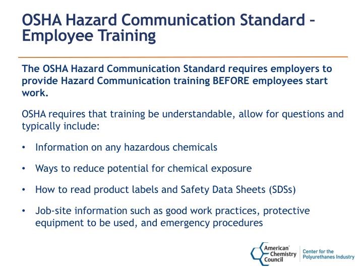 OSHA Hazard Communication Standard