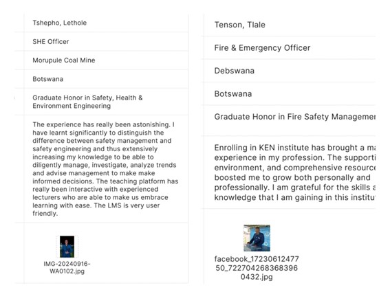 Student Testimonials