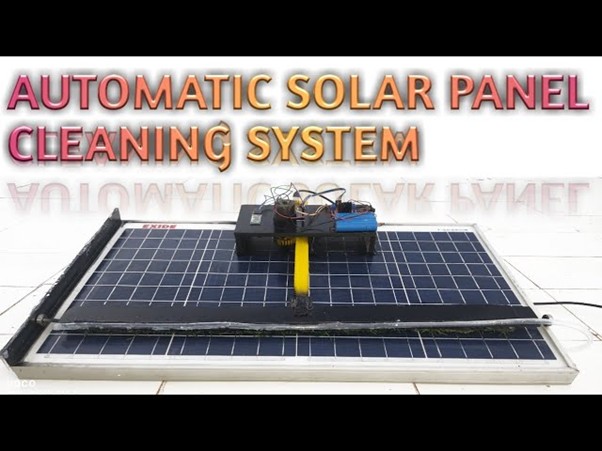 Automatic Solar panel cleaning system
